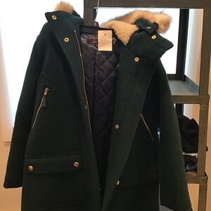 Crewcuts wool coat, size 10